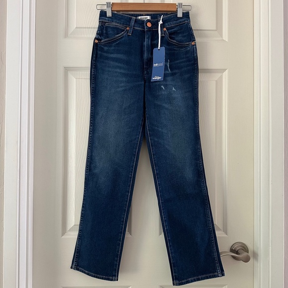 Wrangler Wild West 603 High Rise Straight Jeans 24 X 28 - Picture 4 of 16